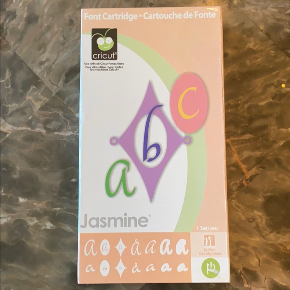Cricut Jasmine Font Cartridge